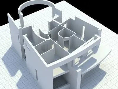 luxury house 3D model