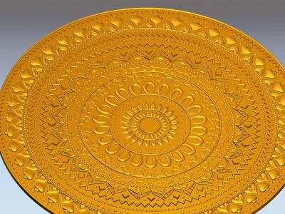 Mandala - Indian Art 3D print model