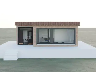  3D house mini 3D model