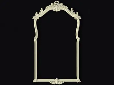 carved frame for mirror 3D model order