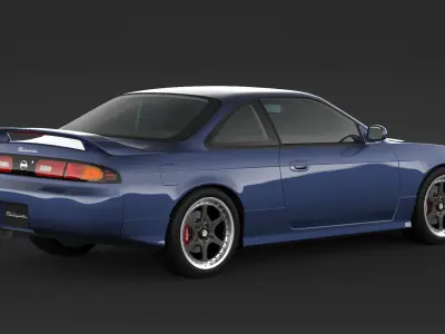 Nissan Silvia S14 3D model