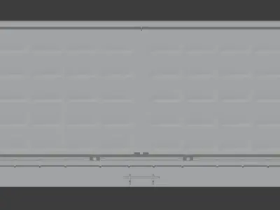 H0 1-87 scale Hbbillns freight car 3D print model