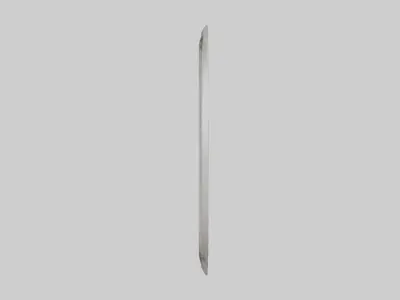 SilverPlated Wall Clock model 3D model