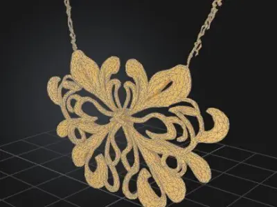 Golden Elegance 3D print model