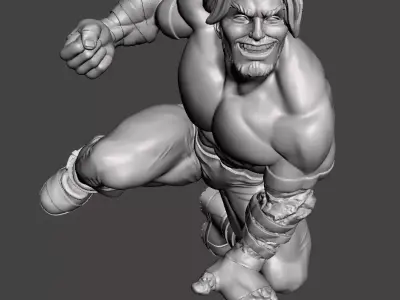 Grunge 3d model for 3d printing 3D print model