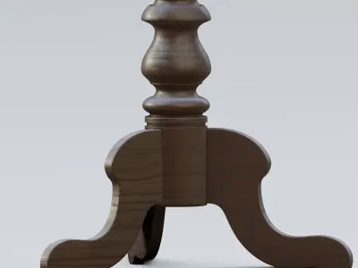 Tripod table 3D model