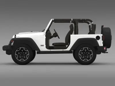 Jeep Wrangler Rubicon 10th Anniversary 2014 3D model
