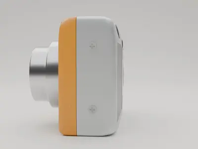 Cannon Camera Low-poly 3D model