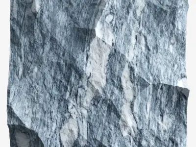 20-RockPanel piece of rock 3D model