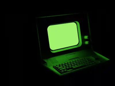 Low Poly Vault Terminal Fallout Game Ready Low-poly 3D model