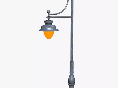 Street Lantern Low-poly 3D model