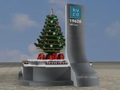 Street Square Design a269b  3D model
