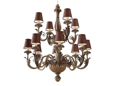 Chandelier Silvano Grifoni 12 3D model