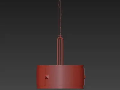 DECORATIVE drum hanging from ceiling 3D model