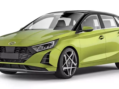 Hyundai i20 2024 3D model
