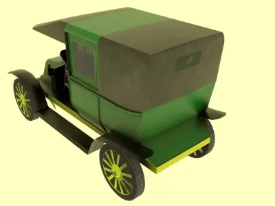 Renault Type AG Low-poly 3D model