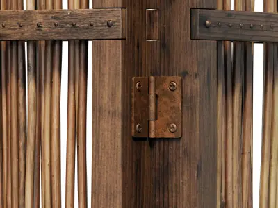 Screen branch crooked decor n4 3D model