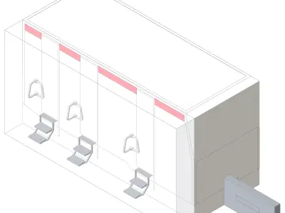 Construction Trailer-02 3D model