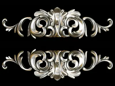 Classic carved 050 3D model