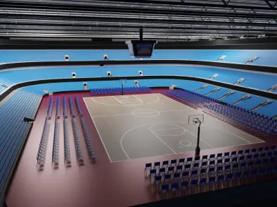 Basketball Stadium 3D model