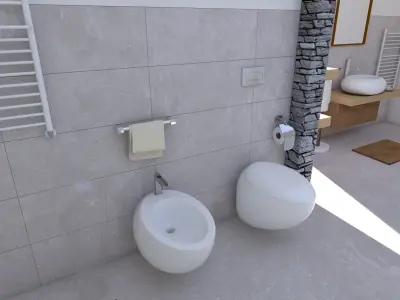 Bathroom 60 3D model