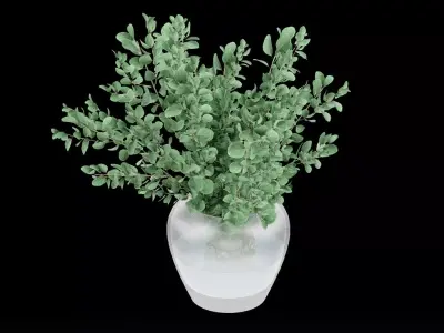 Plant Pot Decor Free 3D model