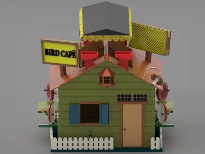 Bird House 3D print model