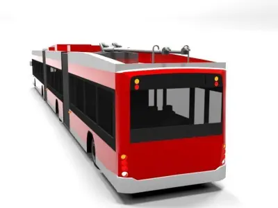 HESS SWIS TROLLEY LOWPOLY Low-poly 3D model