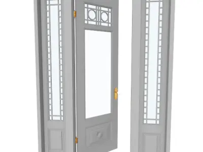 Victorian Front Door 3D model