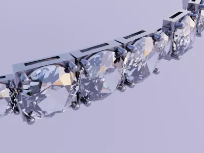 tennis bracelet  3D model