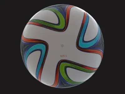 Brazuca Soccer Ball 3D model
