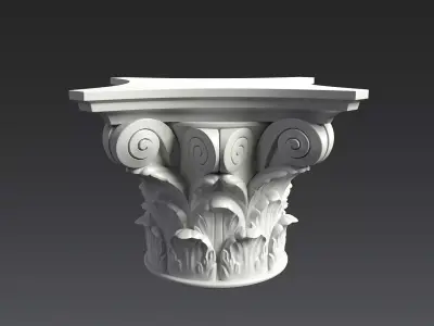 Corinthian Capital 3D model