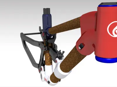 Frame MTB Full Suspension GB2 3D model