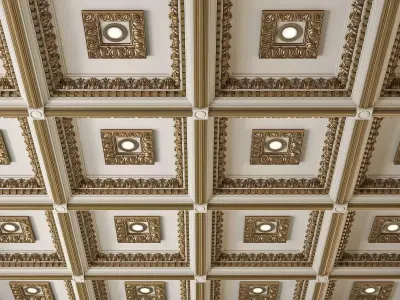 Decorative Ceiling Tile  3D model