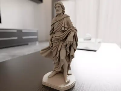 statue 3D print model