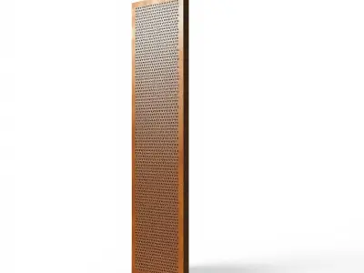 Decorative Wall Panel Model Pack with Intricate Patterns Low-poly 3D model