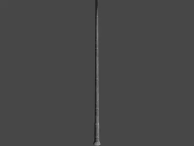 Streetlight street lamp Low-poly 3D model