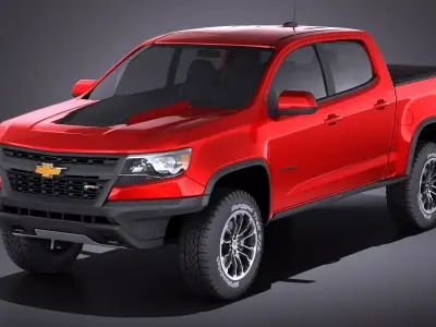 Chevrolet Colorado ZR2 4-door CG 2017 3D model