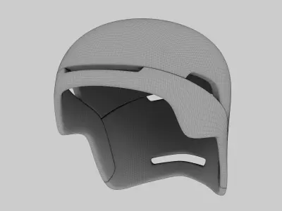 Cyclist Helmet Free 3D model