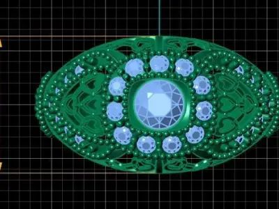 SOLITAIRE WEDDING RING 3D PRINTABLE MODEL  3D print model