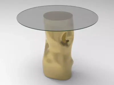 Dalf Side Table Low-poly 3D model