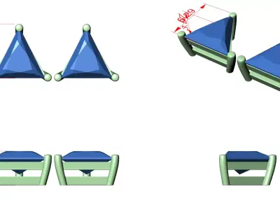 Diamond Earrings  3D print model