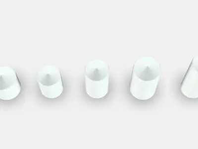 FENOMEN Unscented block candle set of 5 1 Low-poly 3D model