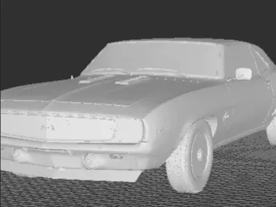 Chevrolet Camaro SS 1969  3D model