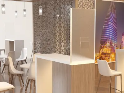 STAND CORPARATION Low-poly 3D model