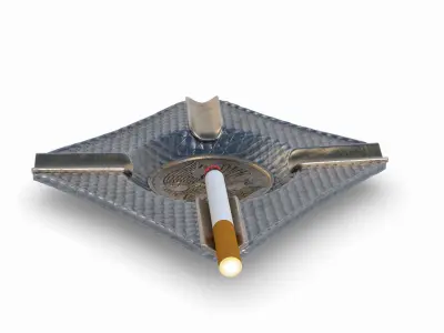 Ashtray cigarette 3D model