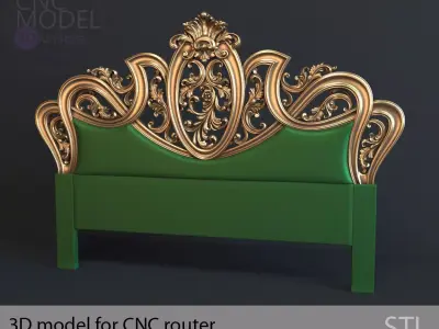BED luxury for CNC router 3D model get