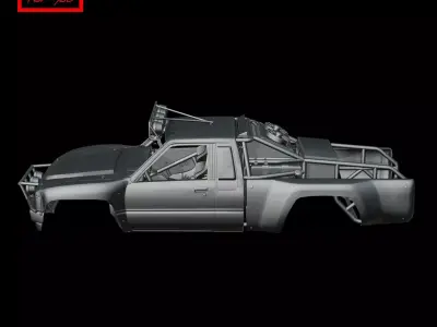 Toyota Tacoma Prerunner Baja 1992 3D model