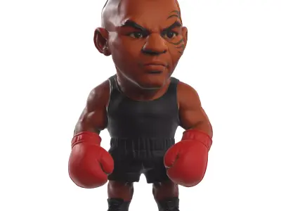 Mike Tyson 3D printable model 3D print model