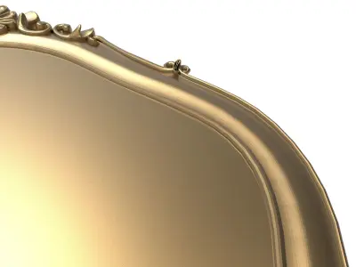 carved frame 3D model